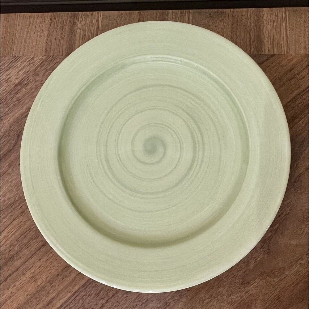 Royal Albert ROSE GARDEN Charger Serving Plate Hand Painted Earthenware Green